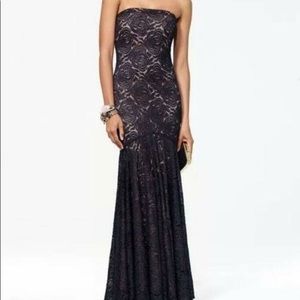 Cache black lace gown